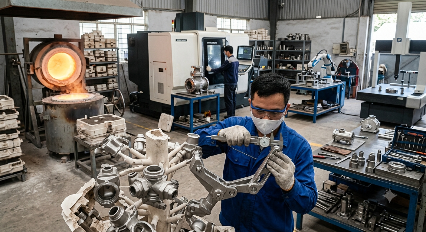 Khái quát về phương pháp đúc mẫu chảy inox trong ngành cơ khí